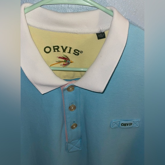 ORVIS Pastel COLOR BLOCK POLO - Picture 3 of 8